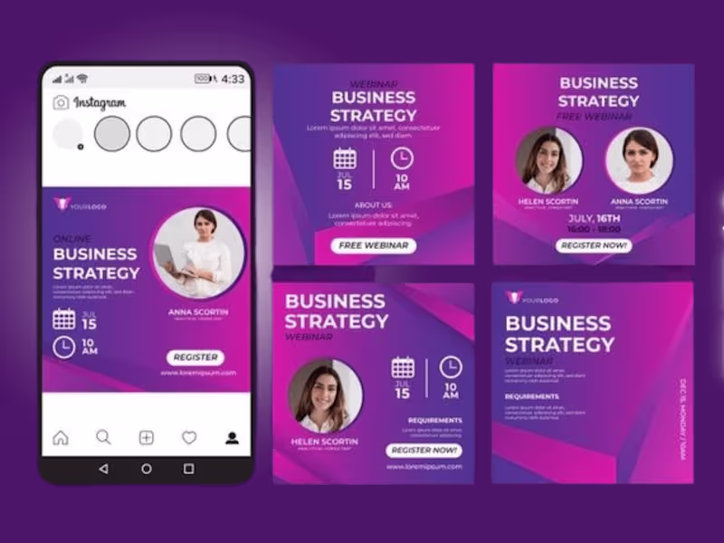 Cover image for I will design scroll stopping social media designs