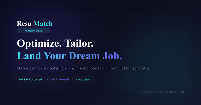 Cover image for ResuMatch - AI Resume Helper