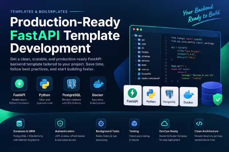 Cover image for Production-Ready FastAPI Template Development 