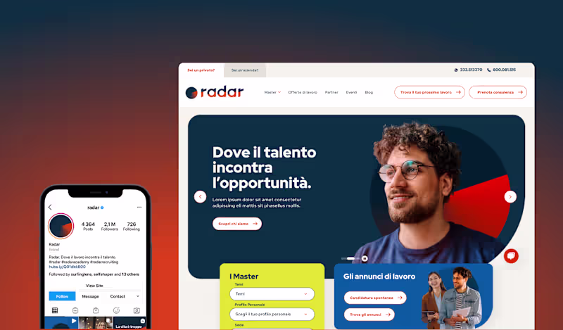 Cover image for Radar UX/UI Design 
