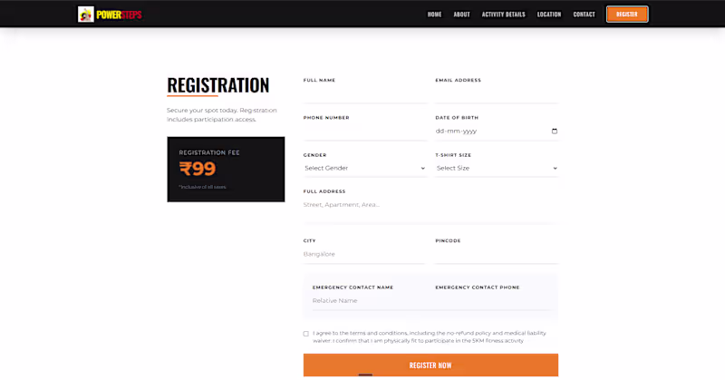 Cover image for A simple landing page for