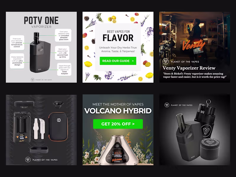 Cover image for Shopify PDPs and lifecycle design for Planet of the Vapes