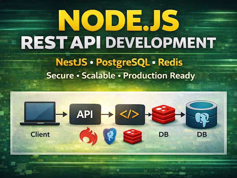 Cover image for Backend API Development with Node.js & NestJS
