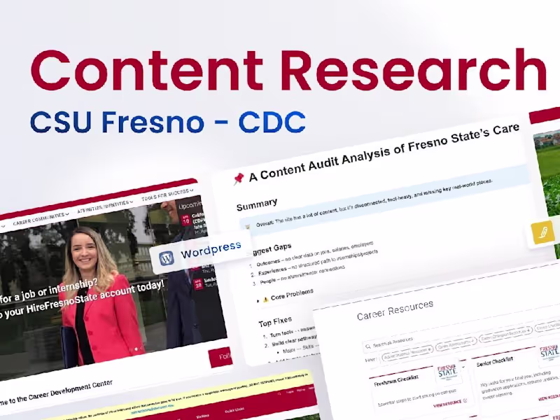 Cover image for Fresno State CDC
- Maintained and