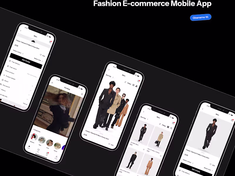 Cover image for Ecommerce Mobile App Prototype