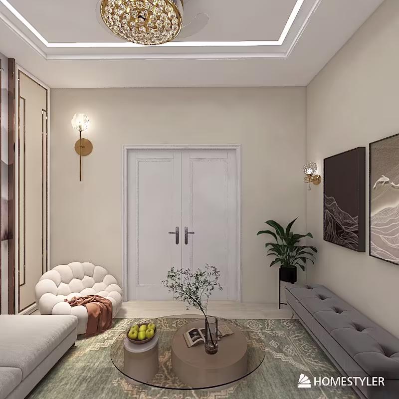 Cover image for Drawing room interior design if anyone wants to design there...