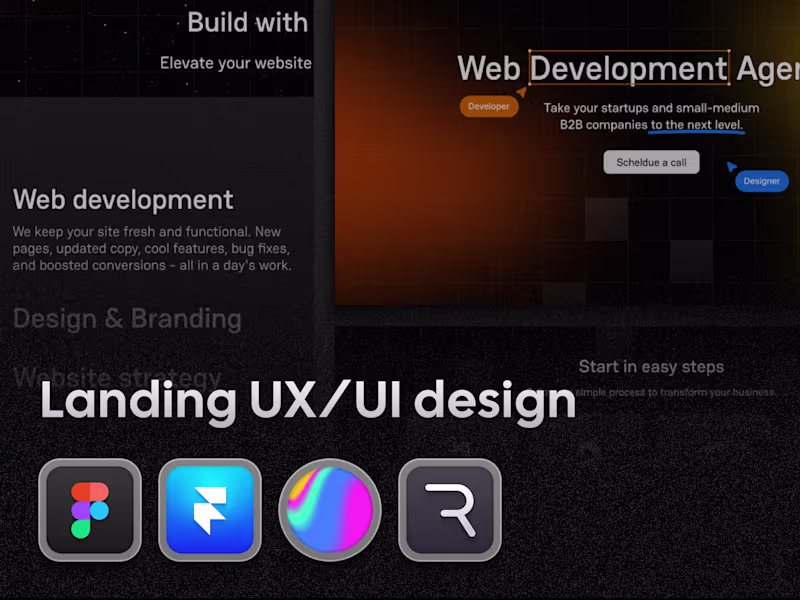 Cover image for Web design & development