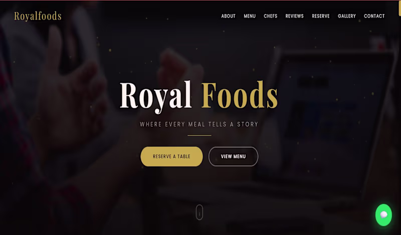 Cover image for Royal Foods – Luxury Restaurant