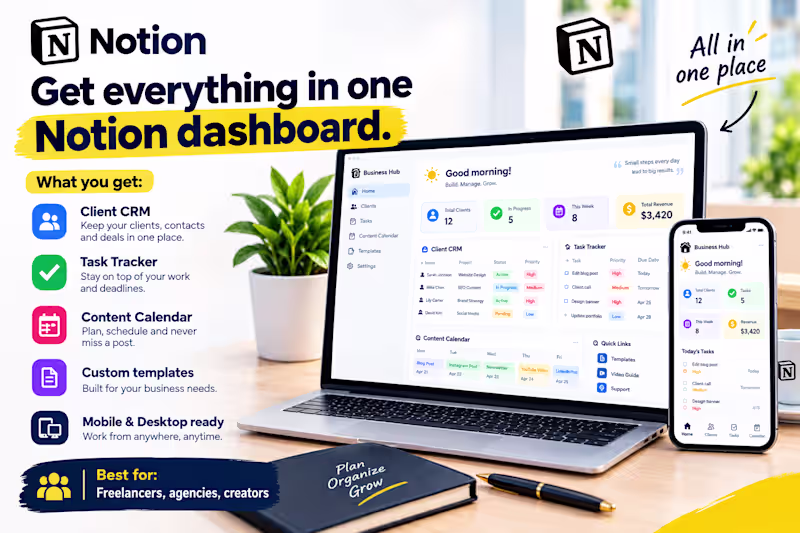 Cover image for Notion workspace 