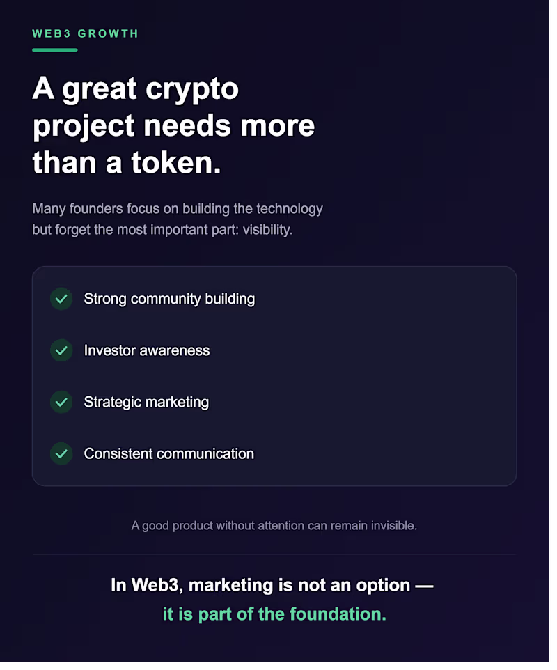 Cover image for A great crypto project needs