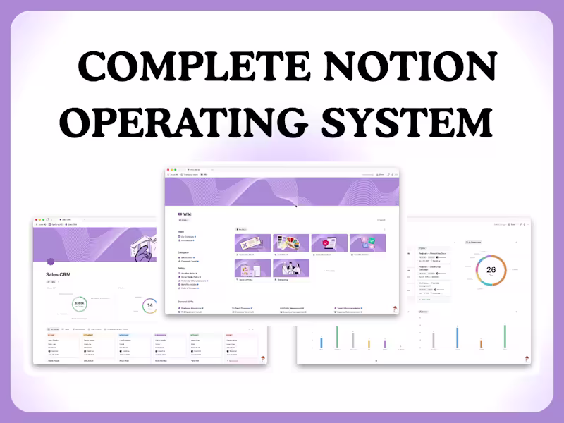 Cover image for COMPLETE NOTION OPERATING SYSTEM