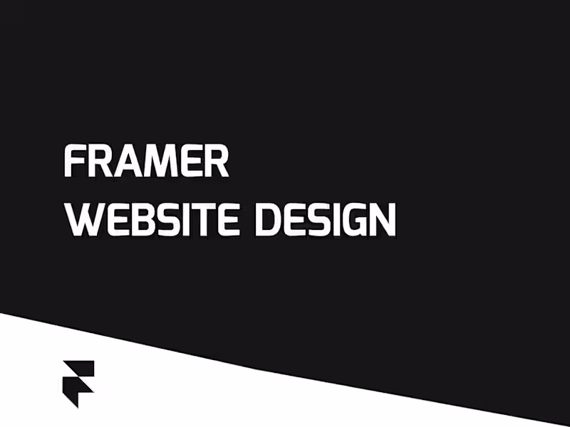 Cover image for Framer Website