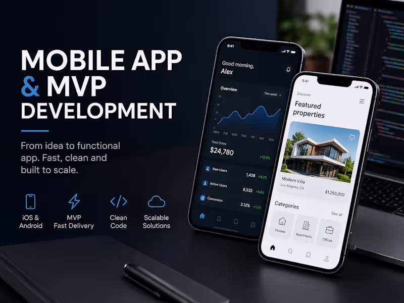 Cover image for Mobile App & MVP Development.