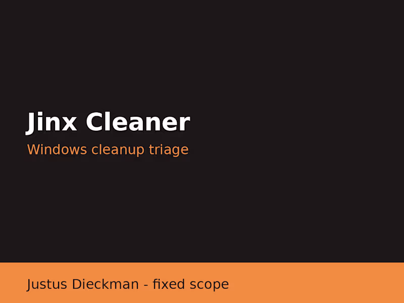 Cover image for Jinx Cleaner