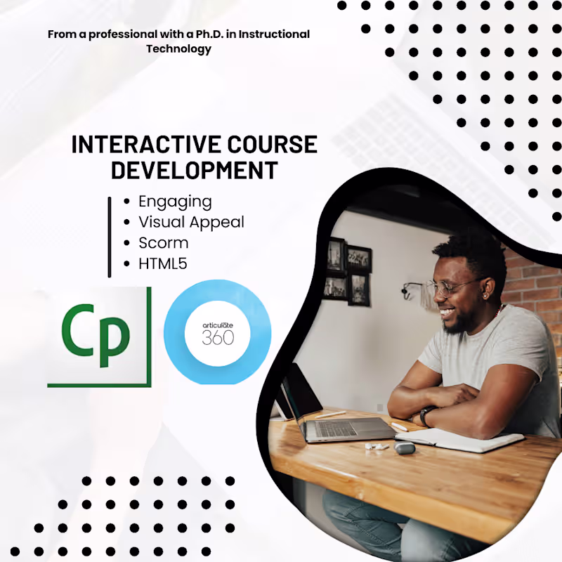 Cover image for Add interactivity to content with Captivate or Storyline or Rise