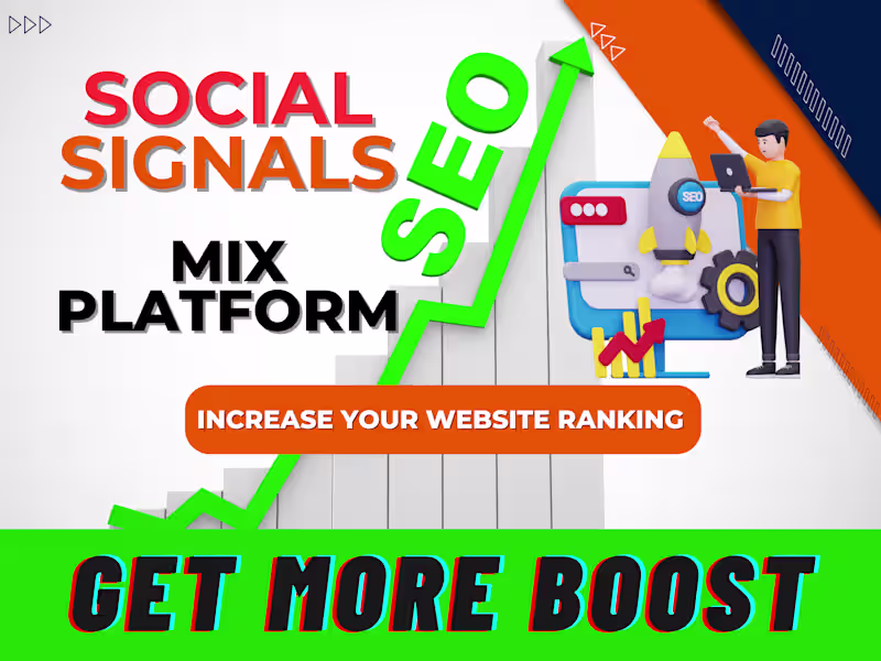 Cover image for 10000 Mix Social Signals for Your Website Promotion and Ranking