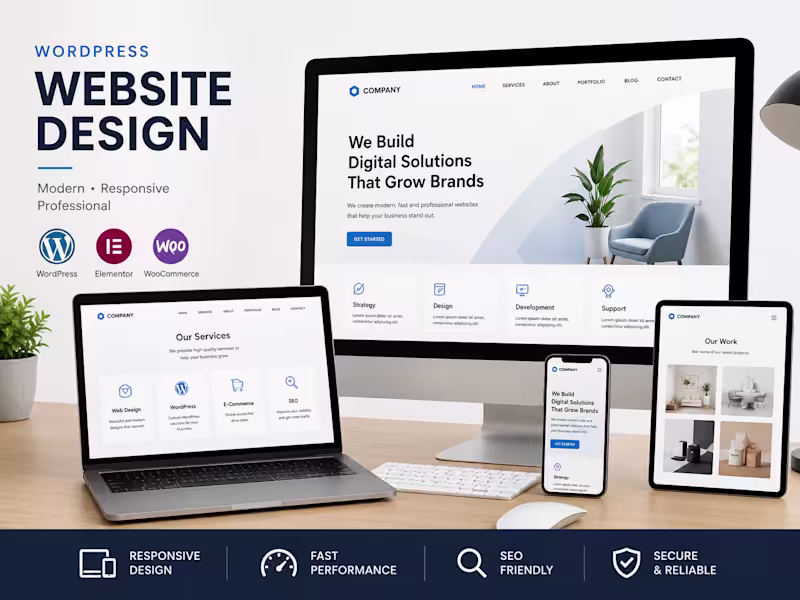 Cover image for WordPress Website Design