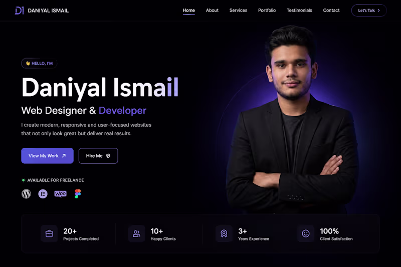 Cover image for I'm Daniyal Ismail, a WordPress