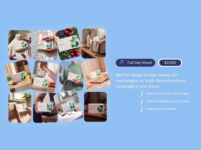 Cover image for Product Photoshoot (12 Images)