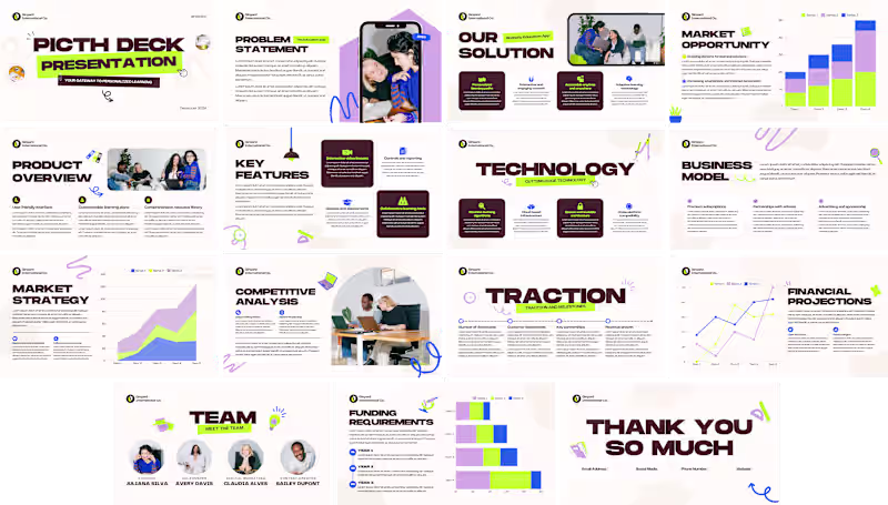 Cover image for Pitch Deck - Template Design