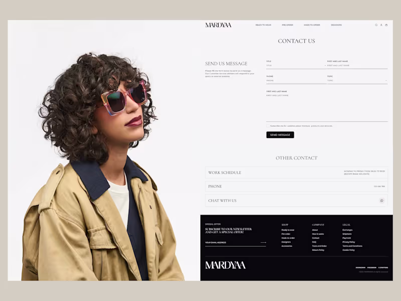 Cover image for Shopify e-commerce UI
