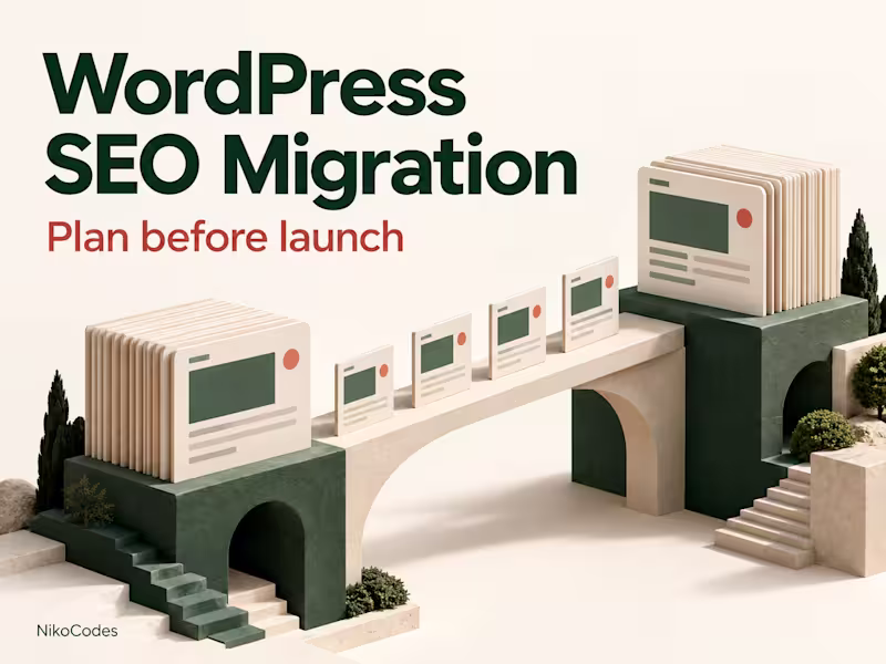 Cover image for WordPress SEO Migration Planning and Launch Checks
