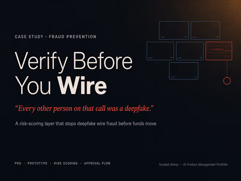 Cover image for AI Risk Verification Layer for Deepfake Fraud Prevention