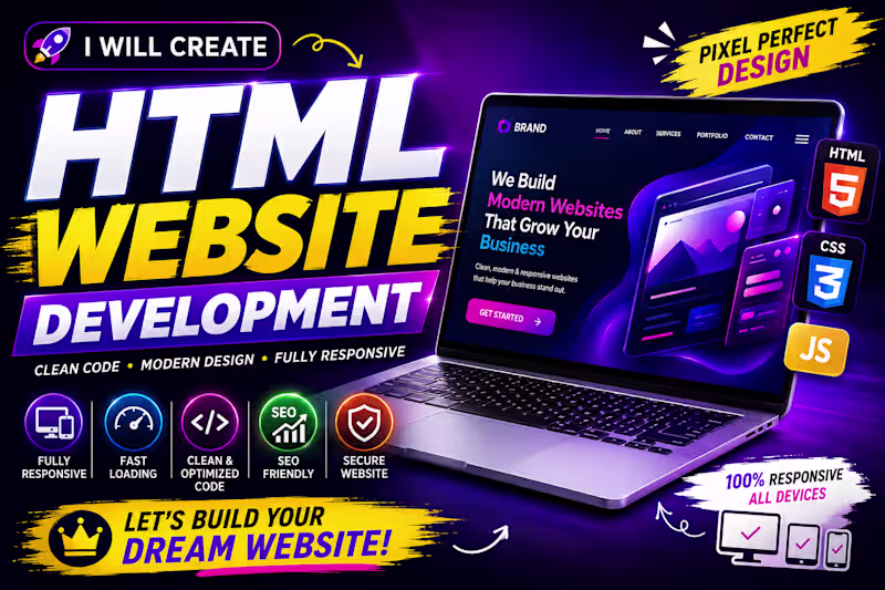 Cover image for INTERACTIVE HTML CREATION