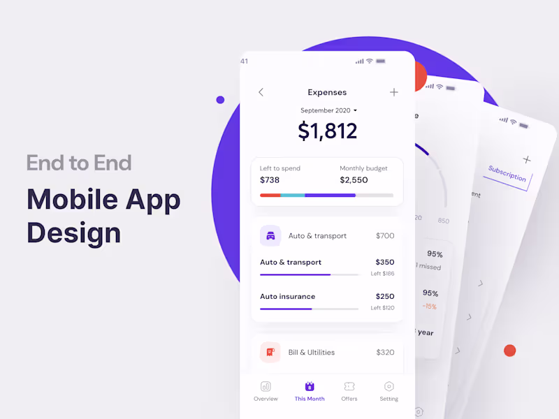 Cover image for From Idea to App Store: Stunning End-to-End Mobile App Design