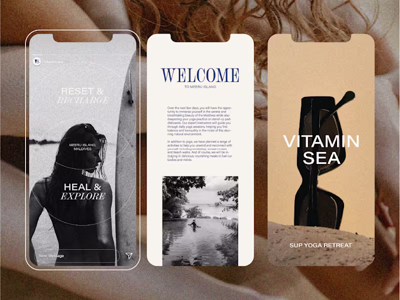 Cover image for Vitamin Sea | Brand & Social Media Design