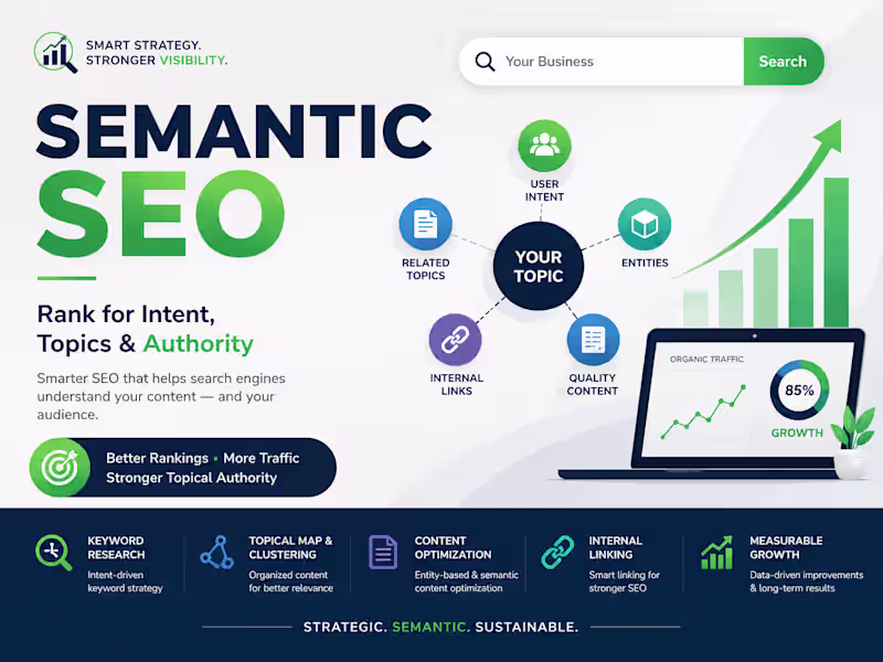 Cover image for Grow Your Organic Leads and Sales with Semantic SEO