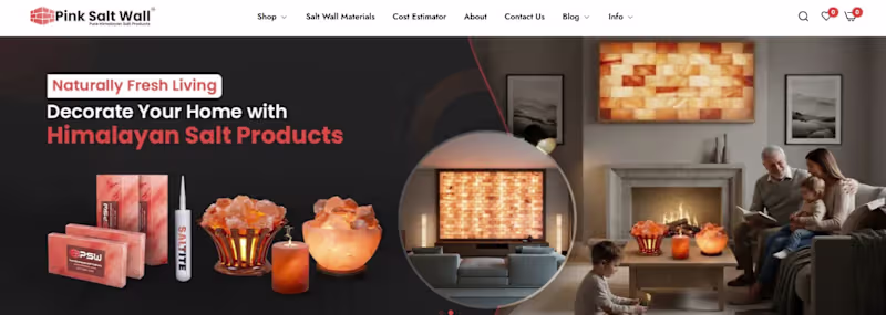 Cover image for Shopify SEO Growth Optimization (Pink Salt Wall)