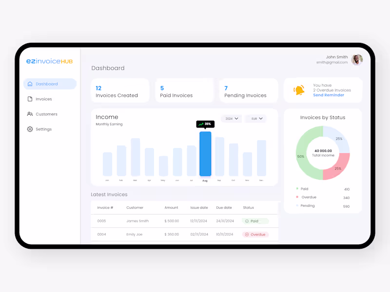 Cover image for EZ Invoice Hub