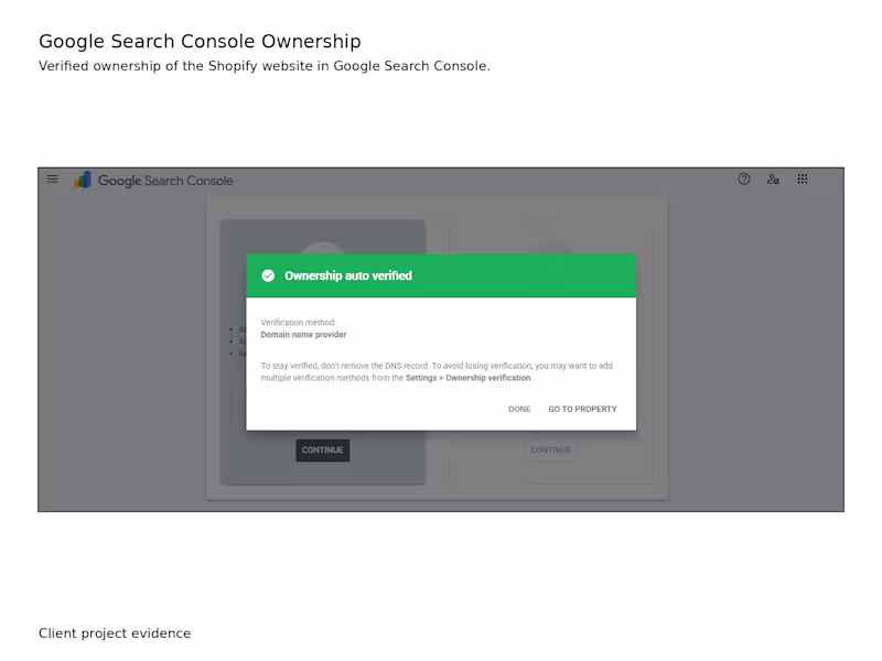 Cover image for Google Search Console Setup & First Time Indexing