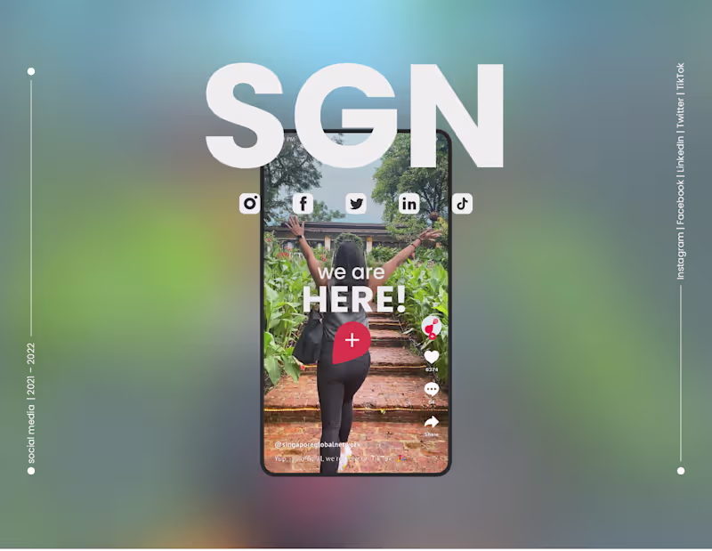 Cover image for Singapore Global Network Social Media Design