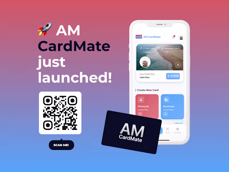 Cover image for Hey 👋 I built amcardmate.com (http://amcardmate.com) - a di...
