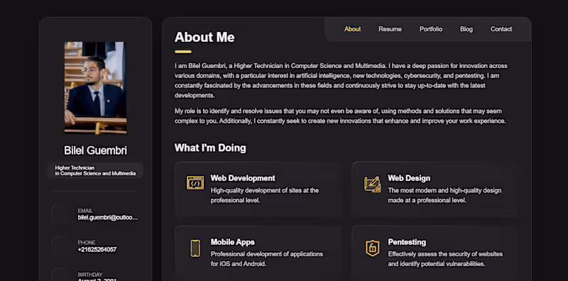 Cover image for Personal Portfolio