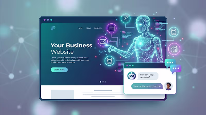 Cover image for AI Chatbot & AI Agent for Business Websites