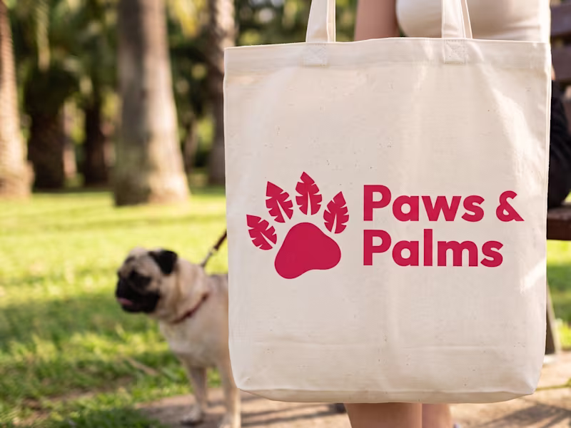 Cover image for Paws & Palms: Brand Identity