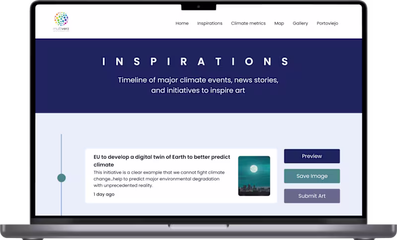 Cover image for Web UI/UX Design for Multiverz