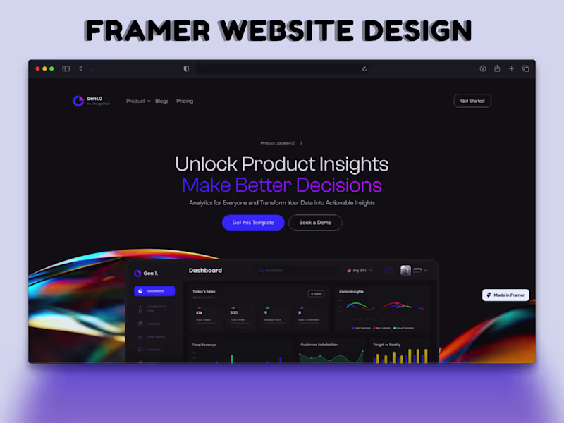 Cover image for Custom Framer Website Designer | Minimalist SaaS & B2B Sites 