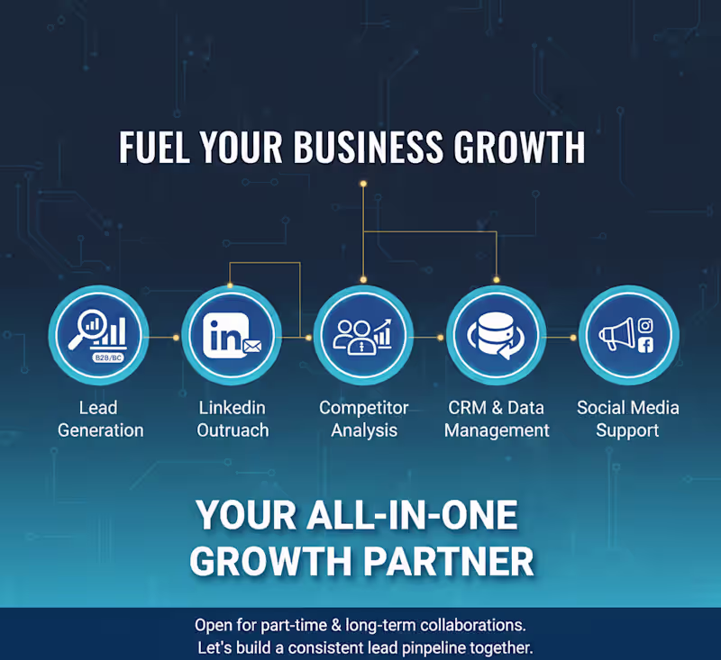 Cover image for 🚀 Fuel Your Business Growth with a Reliable Partner Looking...