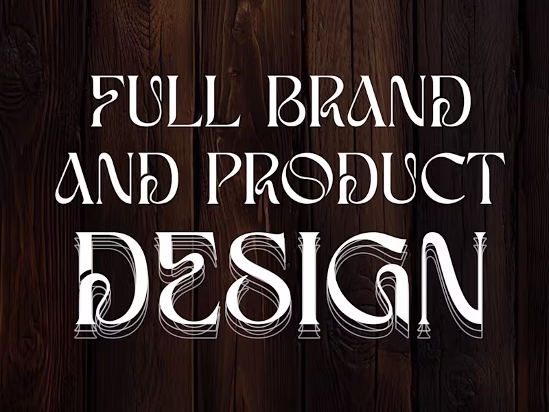 Cover image for Full brand & Product design