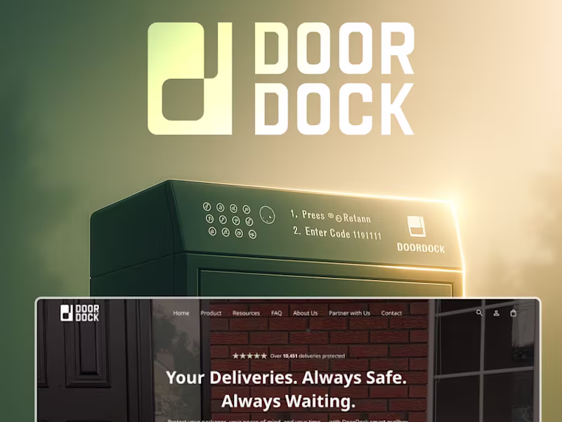 Cover image for DoorDock Smart parcell mailbox - eCom