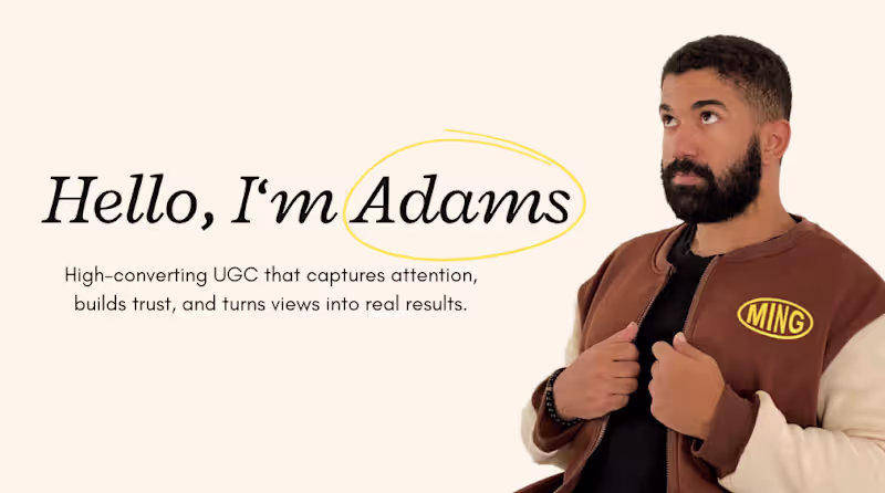 Cover image for UGC Content Creator