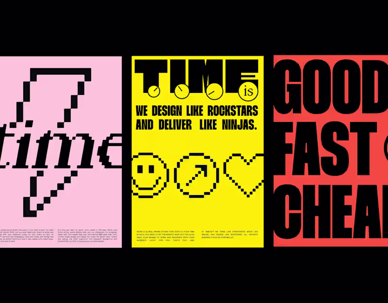 Cover image for time:is - visual identity