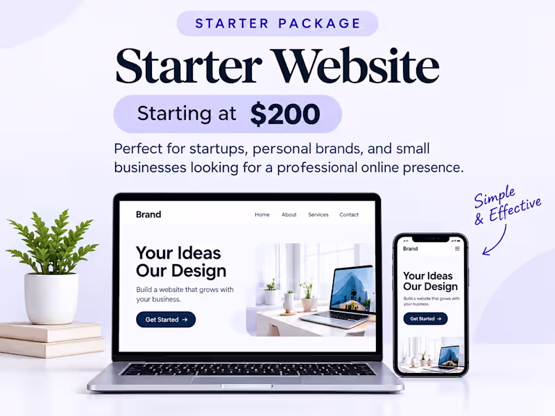 Cover image for Starter Website Package