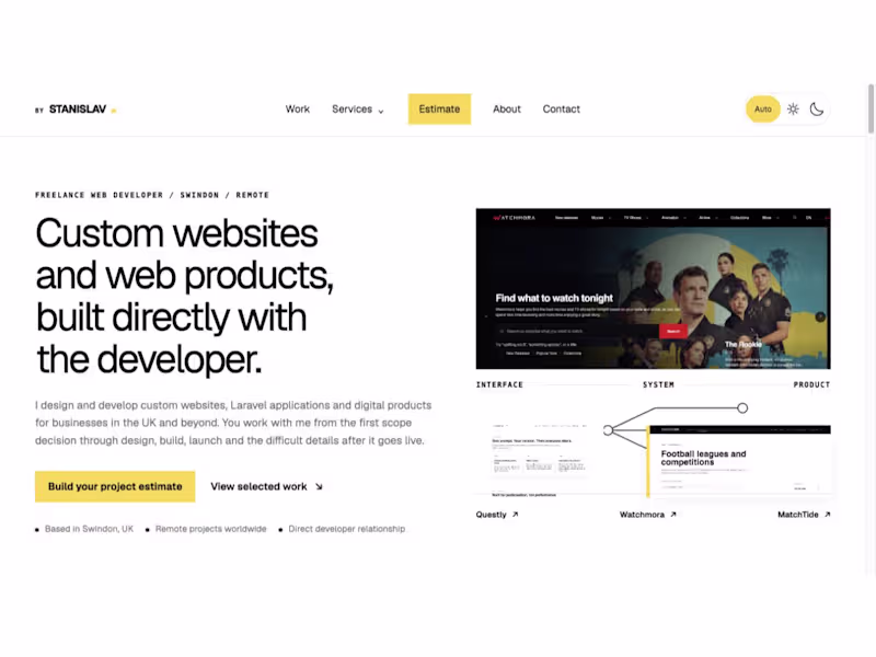 Cover image for Custom Website Design & Development