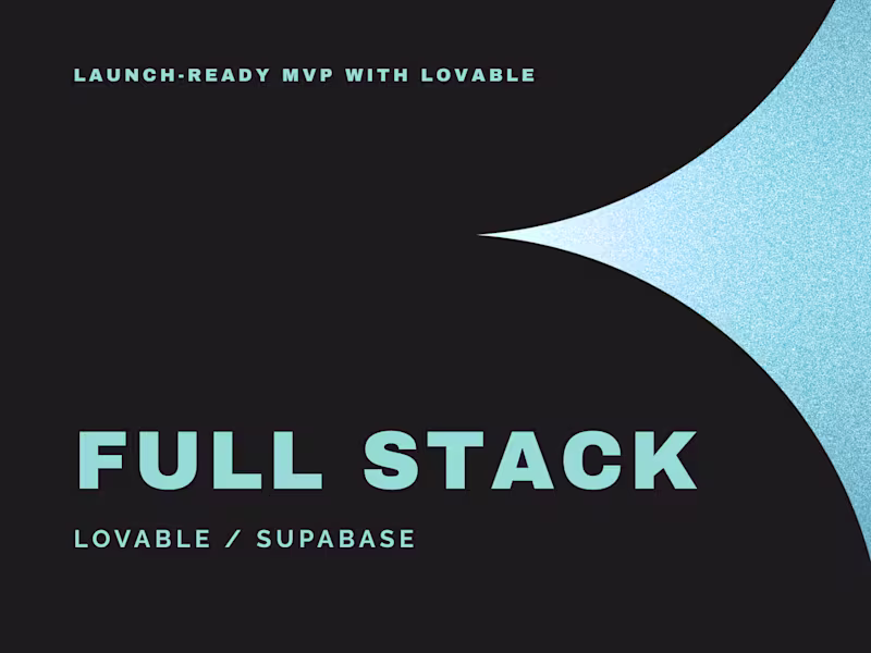 Cover image for Launch-Ready MVP with Lovable