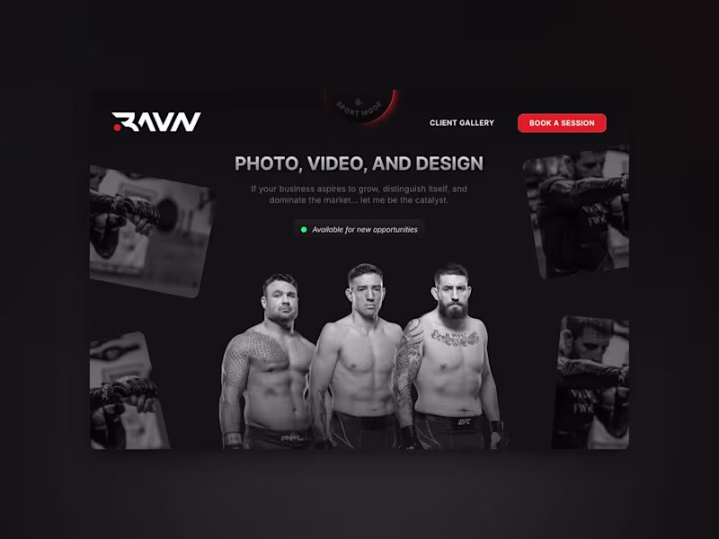 Cover image for RAVN Photos — Framer Website